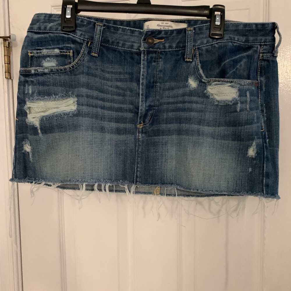 Abercrombie Jean Skirt